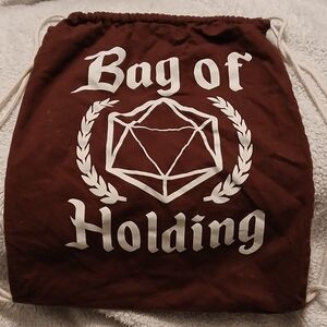 Bag of Holding Drawstring Backpack - Brown